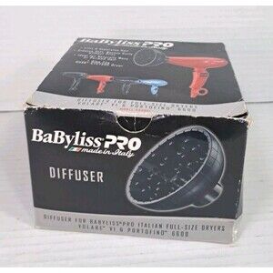 BaBylissPRO Italian Series Diffuser BABDF1 Hair Dryer Attachment New Damaged Box